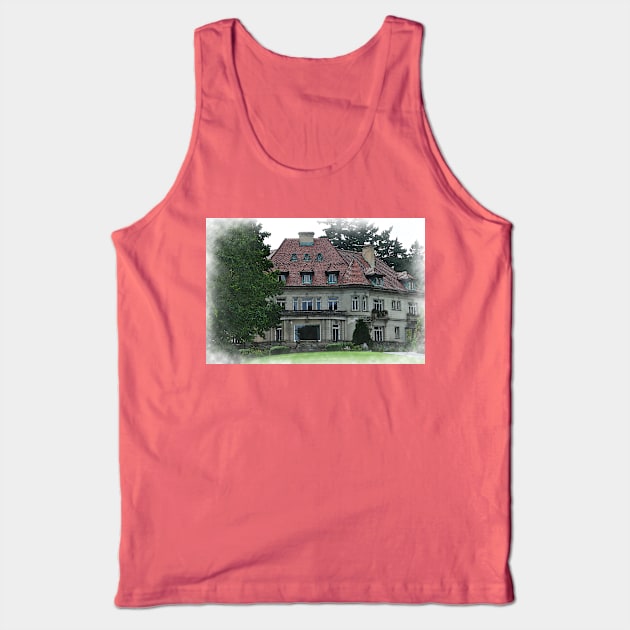 The Hittock Mansion Tank Top by KirtTisdale